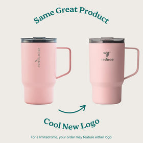 REDUCE Hot1 temperature-adjusting lid mug highlights precise heat control for sipping.