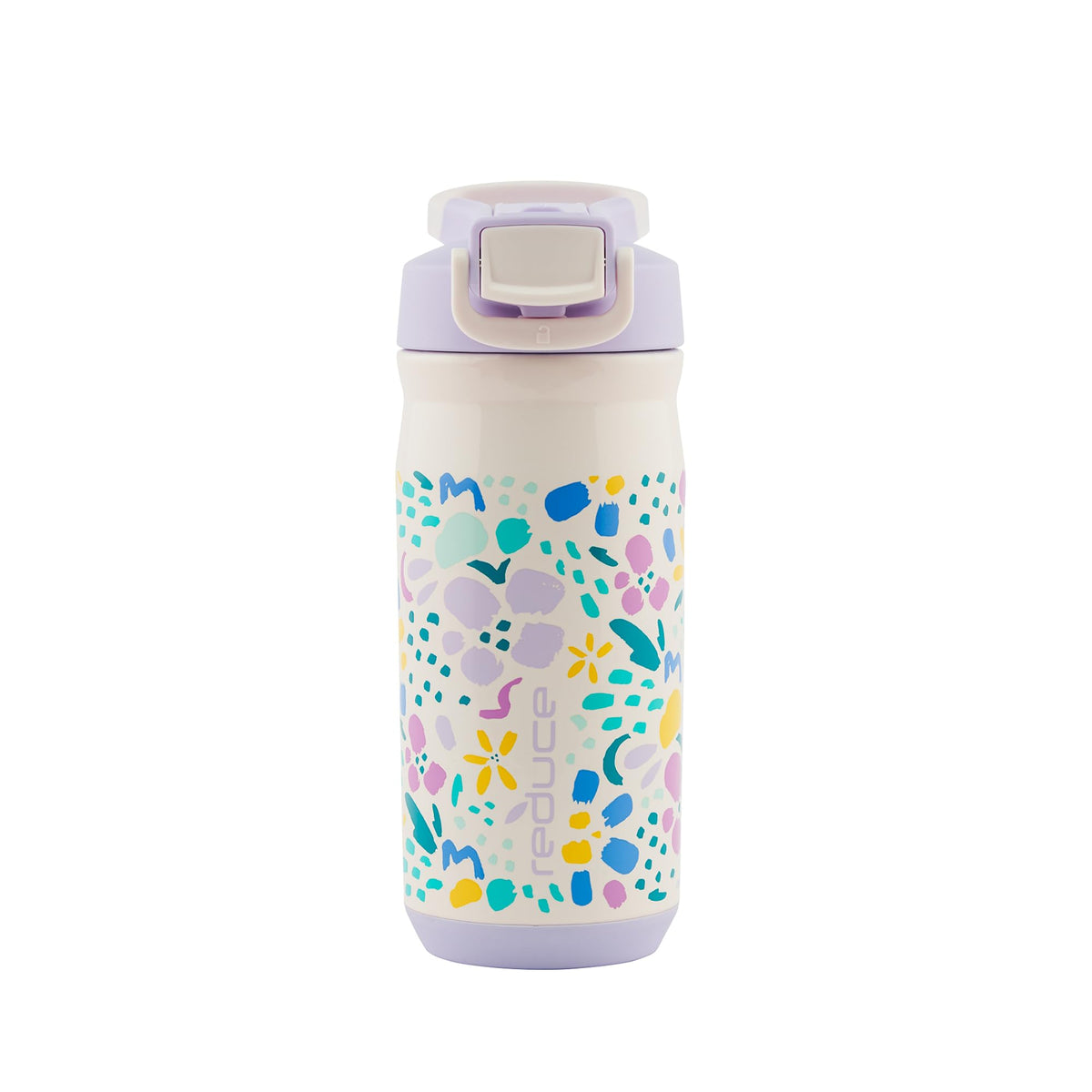 REDUCE Hydrate Pro Kids bottle front view, compact and durable for school days.