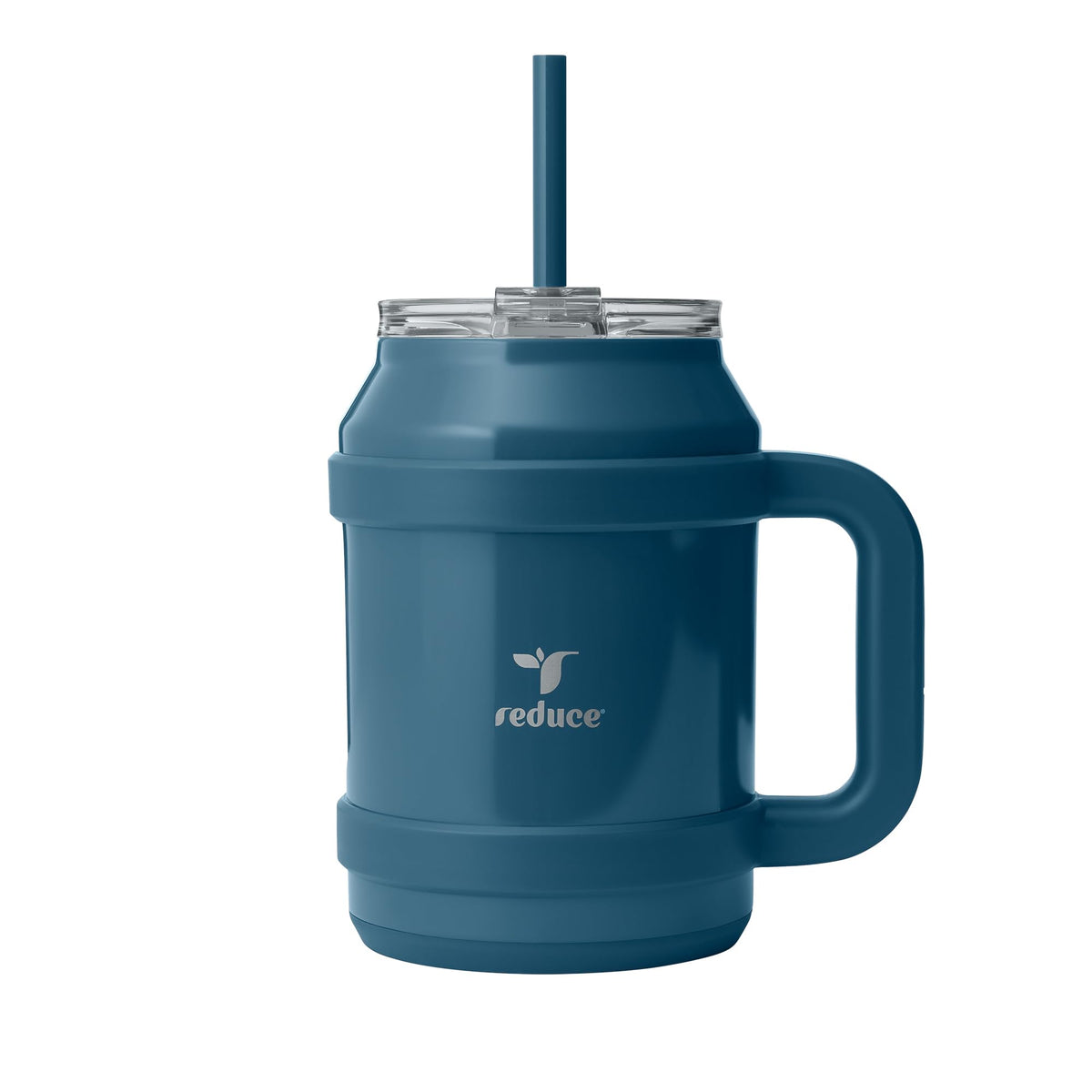 REDUCE 50 oz Cold1 bottle with ergonomic handle for easy carrying during workouts.