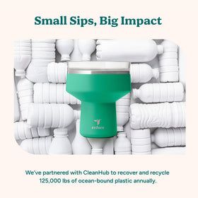 REDUCE Saltini insulated Margarita Tumbler maintains temperature at outdoor events.