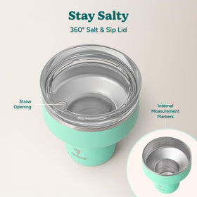 REDUCE Saltini outdoor party design keeps drinks chilled while mingling.