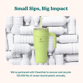 REDUCE sweat-proof lid minimizes desk moisture during use
