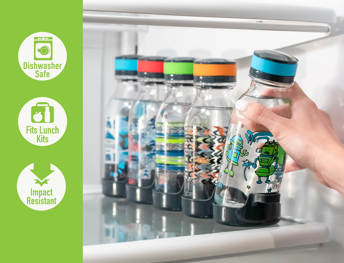 REDUCE WaterWeek bottle pour-spout feature supports smooth, controlled hydration while commuting