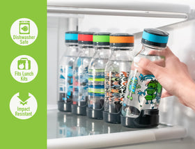 REDUCE WaterWeek bottle pour-spout feature supports smooth, controlled hydration while commuting