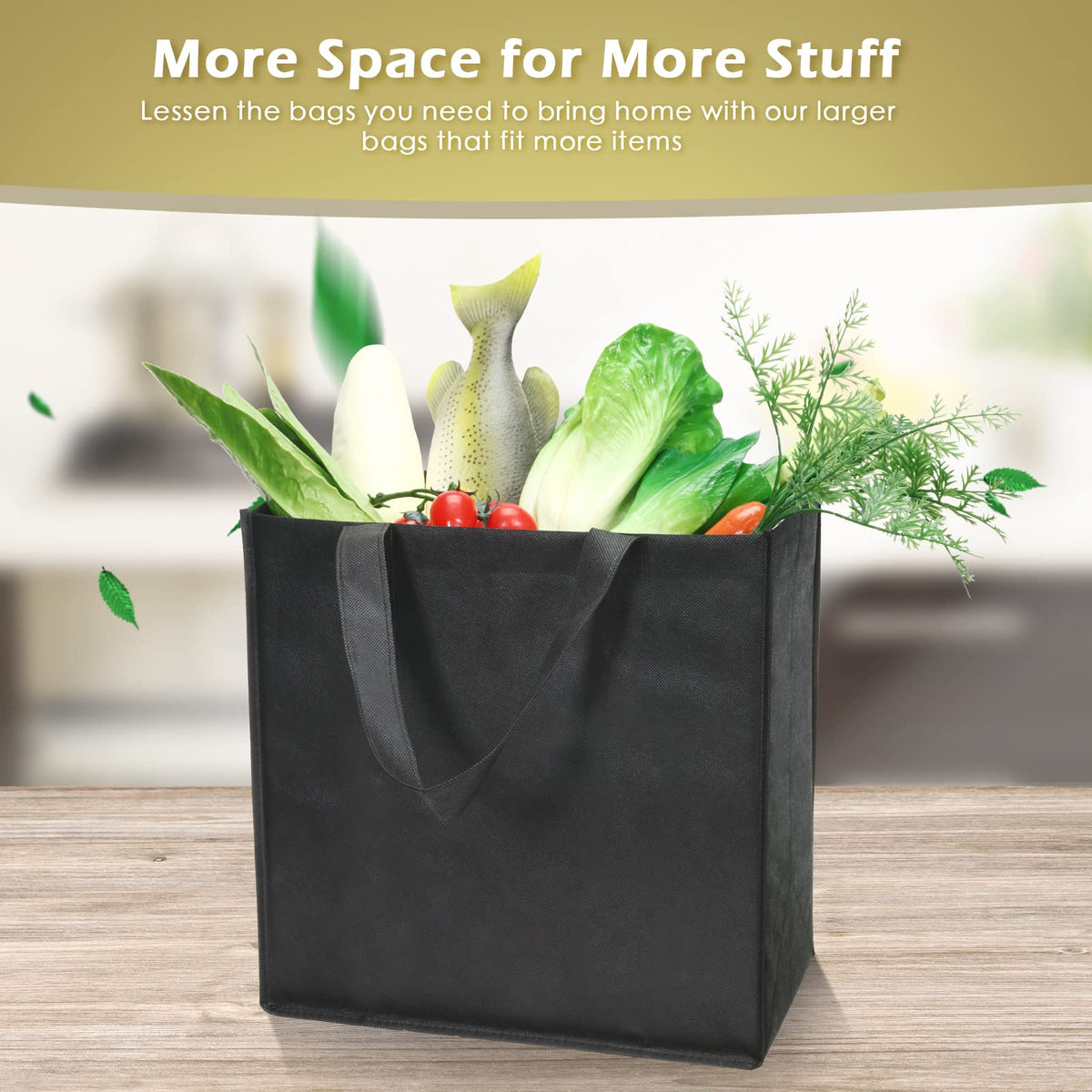 Reginary reinforced-handle tote supports heavier items during retail or gifting.