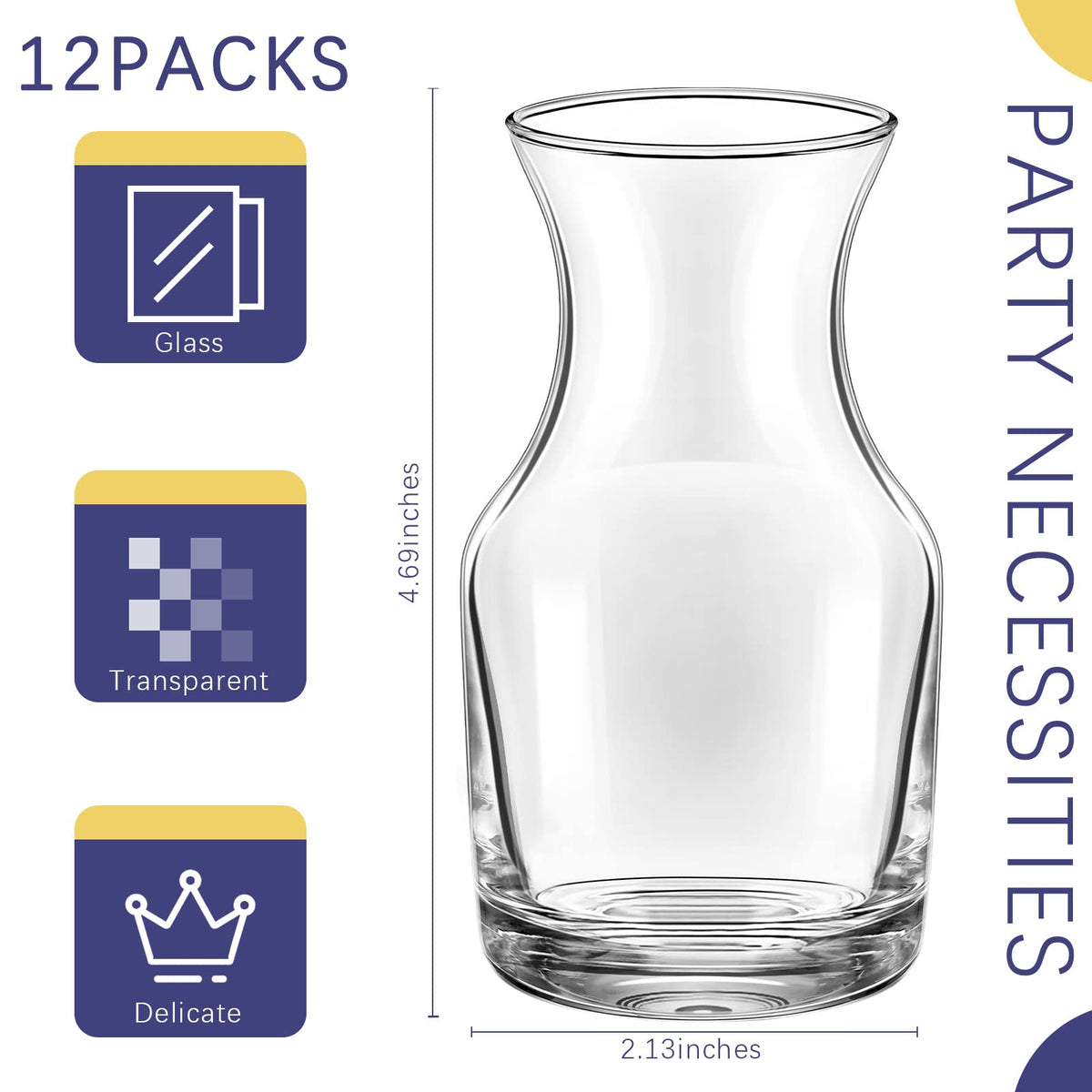 Remagr arc-shaped mini wine carafe demonstrates comfortable grip and elegant table presence.