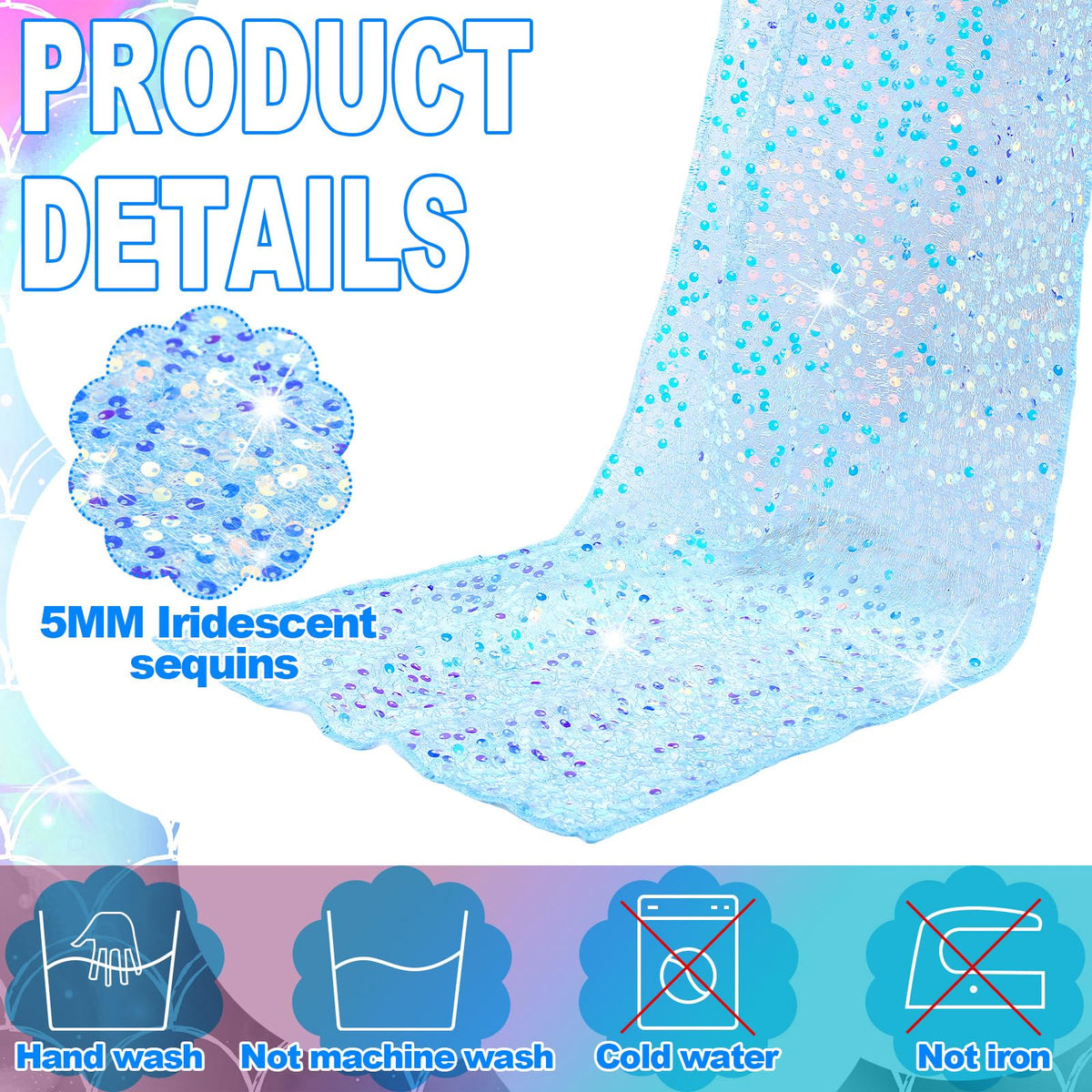 Remagr blue sequin runner adds elegance to birthday celebrations and ceremonies