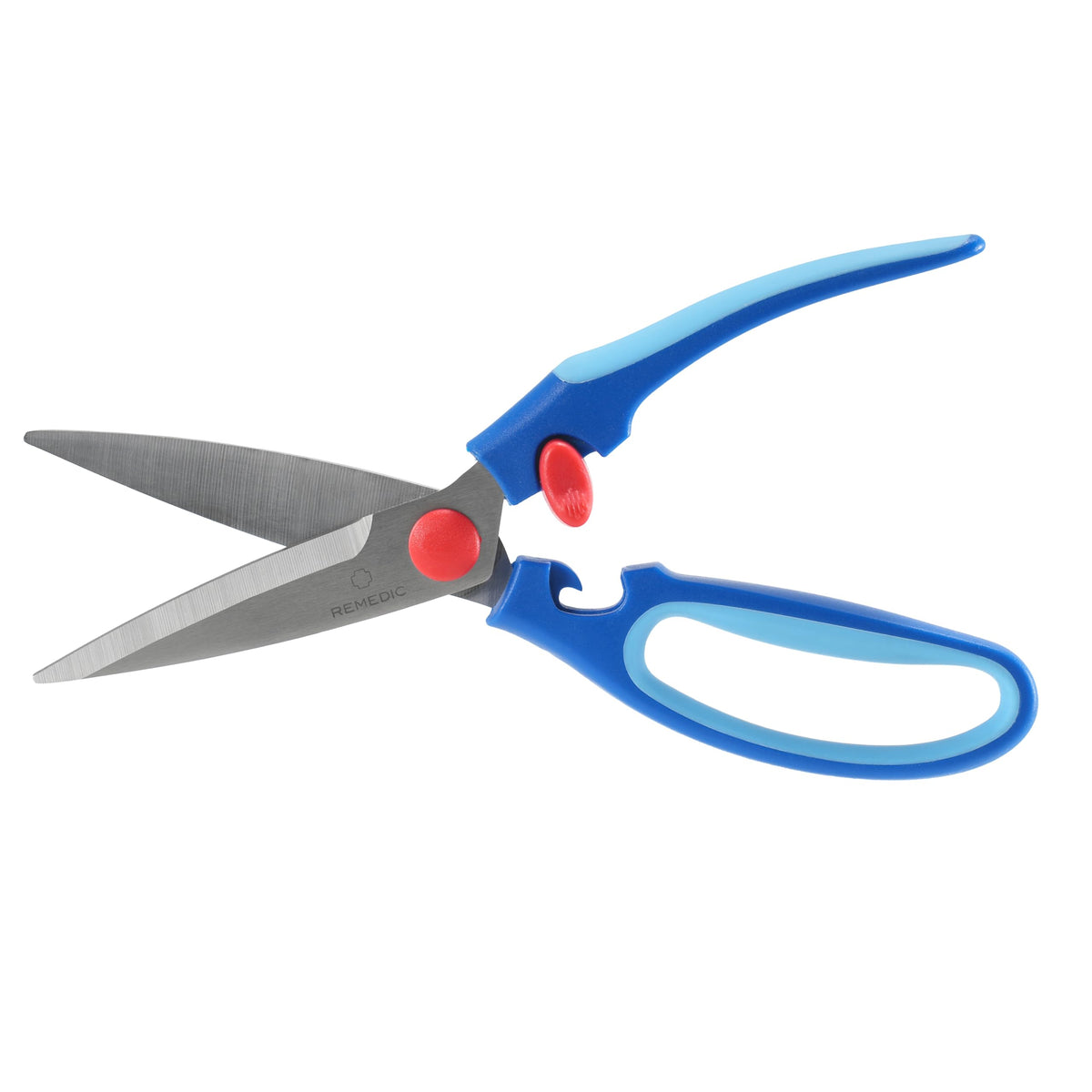 Remedic scissors with large soft grip handle for comfortable use