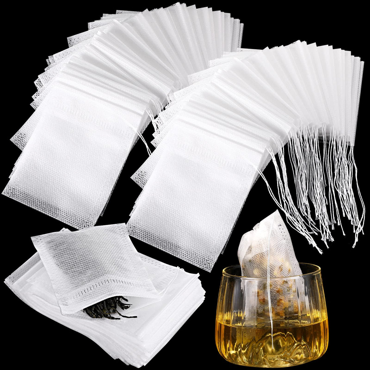 Remerry tea bags with drawstring bulk pack for simple brewing