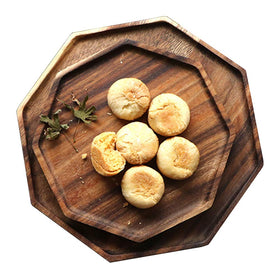 Renawe 12-inch acacia charcuterie tray shows natural grain for stylish hosting.