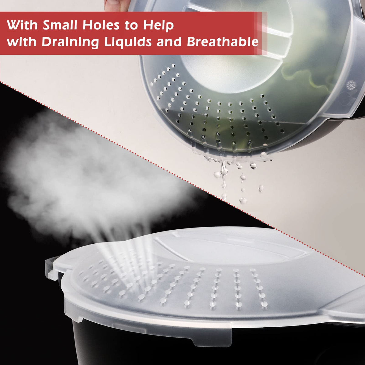 ReneeChef 1qt steamer is dishwasher-safe for easy cleanup after meals.