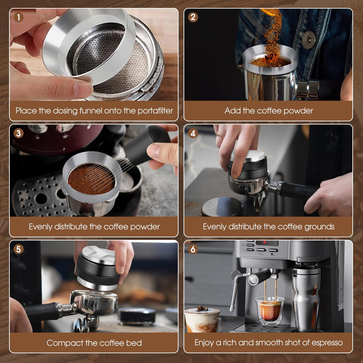 Reoszeank compatibility with atatix 51mm machines for consistent prep