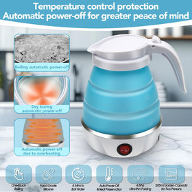 Resgitiati travel kettle heat-resistant handle for safe handling