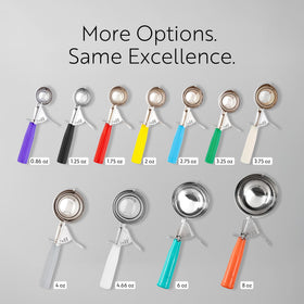 Restaurantware Met Lux 8 oz scoop ideal for potatoes and cookie batter portions.