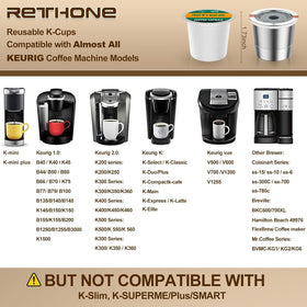 Dense mesh filtration keeps grounds out for a cleaner cup