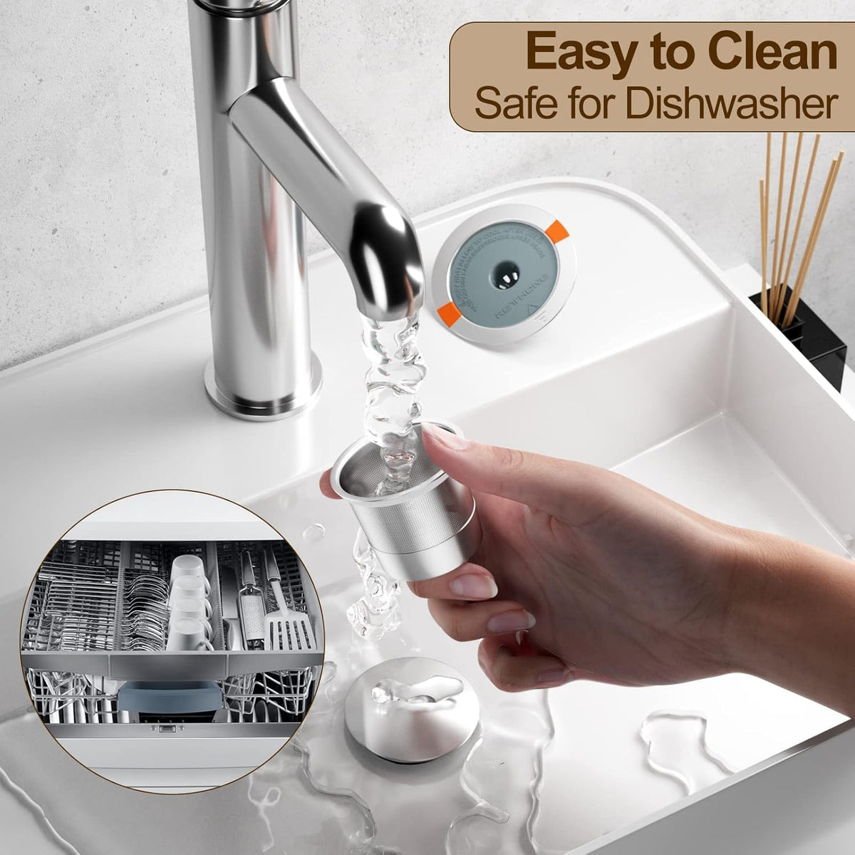 RETHONE K Cup compatible with Keurig 1.0 and 2.0 systems.