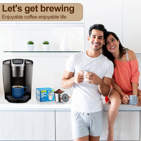 Two-pack bundle of RETHONE reusable K Cups for home use