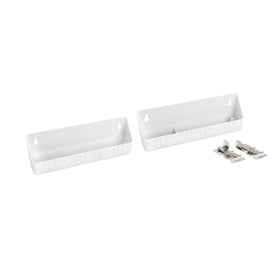 Rev-A-Shelf two-tray set helps organize kitchen or bathroom essentials near the sink.