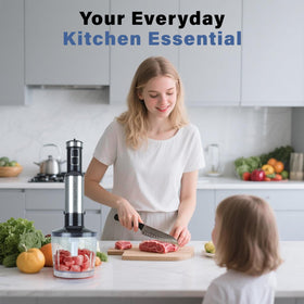 REVOTRA ergonomic splash-proof design minimizes mess in the kitchen.