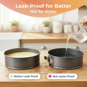 RFAQK bakeware in action shows dishwasher-safe convenience