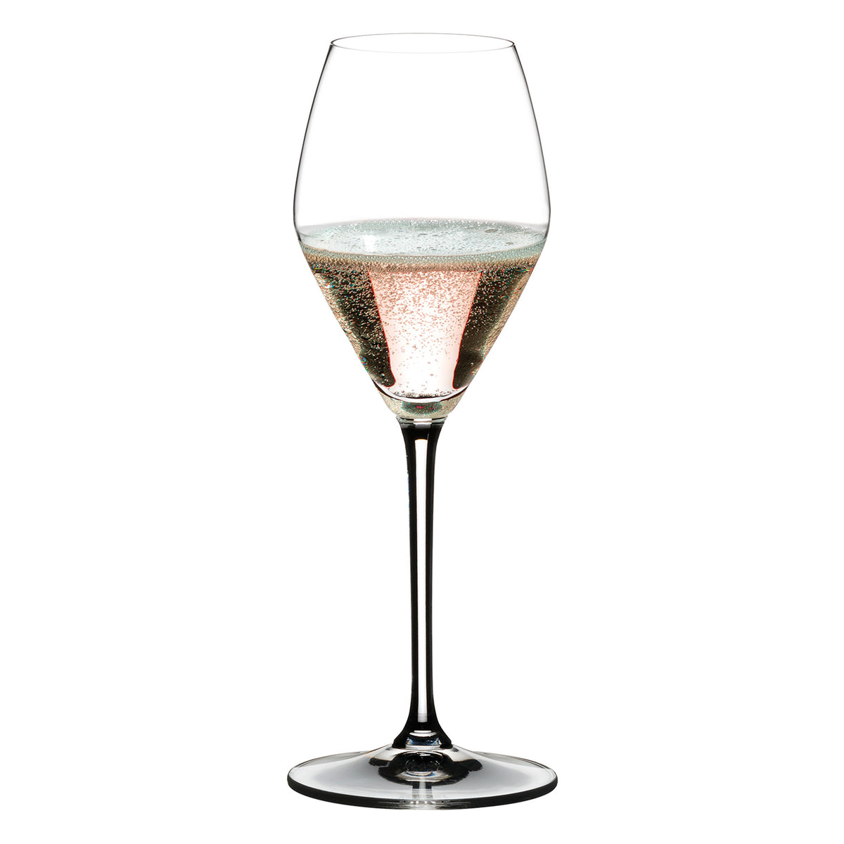 Riedel Extreme glass with dishwasher-safe label emphasizes easy care
