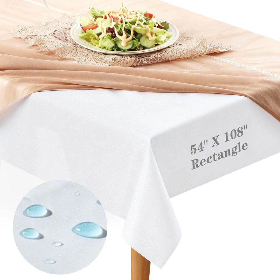 RINOZO table pad protector 54x108 laid flat protecting wood from spills.