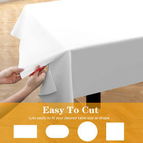 RINOZO table pad cut-to-fit for any table shape.