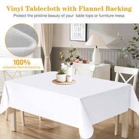 RINOZO protector with soft flannel backing prevents slipping during meals.