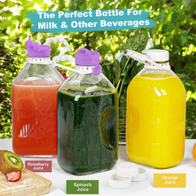Ritayedet glass carafe features deep grooves for a confident, non-slip grip.