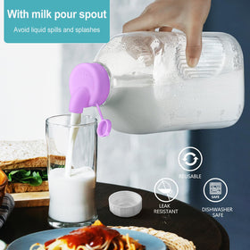 Ritayedet milk pitcher with four handles for a secure grip during pouring.