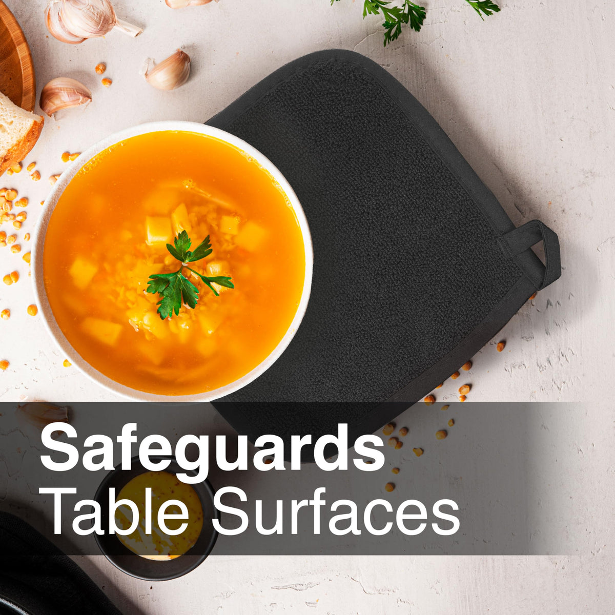 Machine-washable Ritz Terry Potholder for easy cleaning.