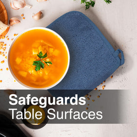 RITZ Terry Potholder is machine-washable for easy care.