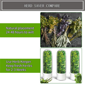 Rkssws Herb Saver multi function keeps herbs organized