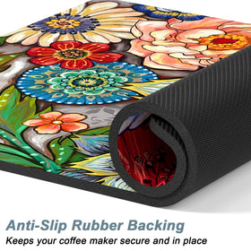 Rnivvi mat is machine washable and quick-drying for easy care.