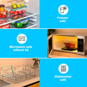RockBerry dishwasher-safe containers ready for easy cleanup