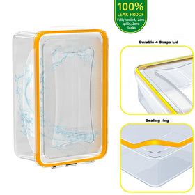 RockBerry leakproof lids with four-sided snap-lock for secure sealing