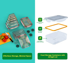 RockBerry containers suitable for refrigerator and freezer storage