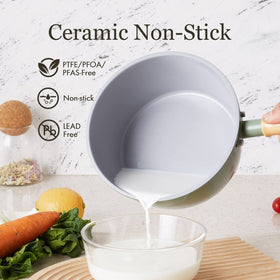 ROCKURWOK 2-quart steamer pot with lid for versatile pasta and veggie prep