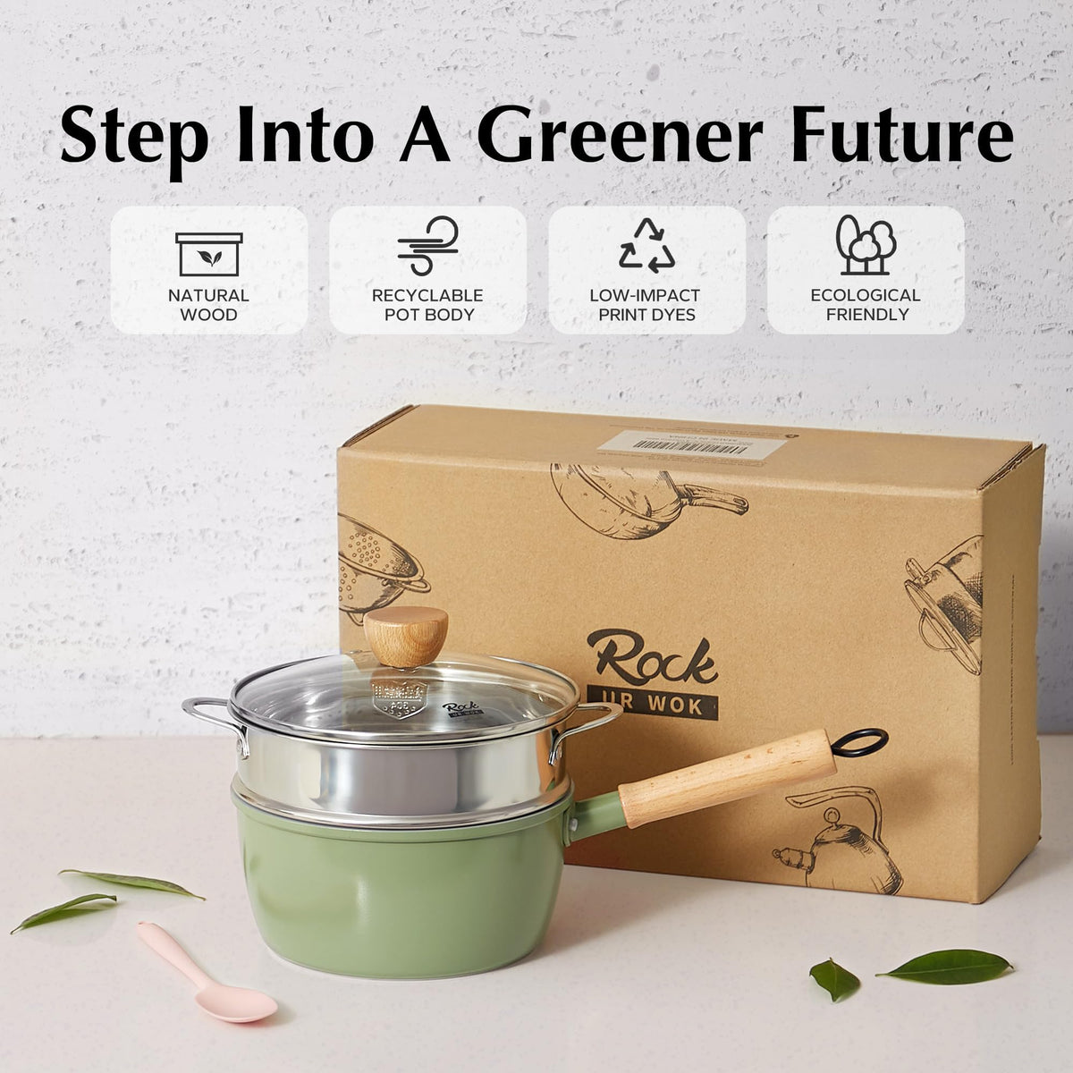 ROCKURWOK easy-clean surface simplifies maintenance after meals