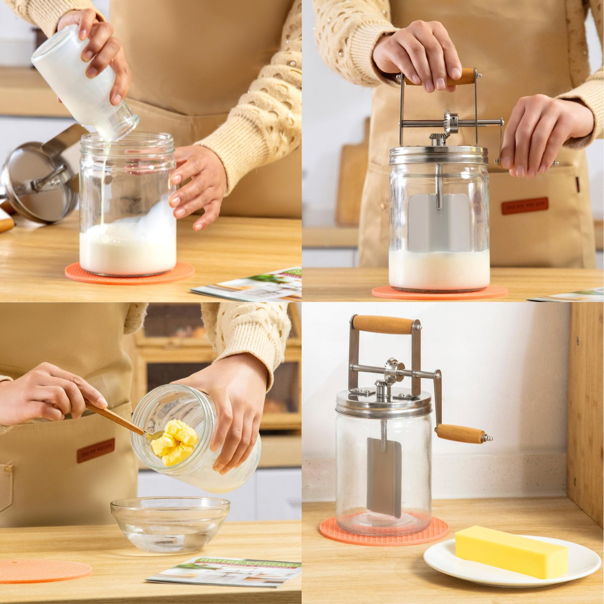 Gift-ready Dazey Butter Churn pack from Roman Ventures.