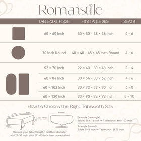 Romanstile draped rectangle tablecloth sage on a table.