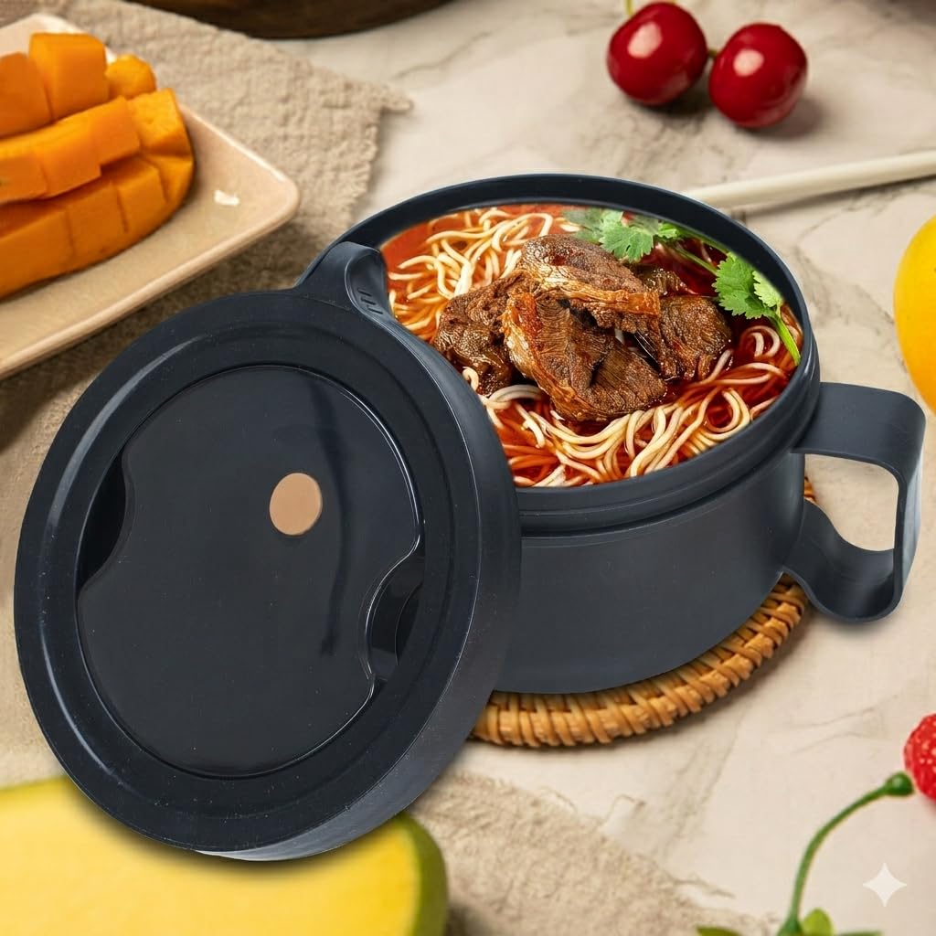 Ronanemon ramen bowl durable wheat-straw material offers everyday reliability.