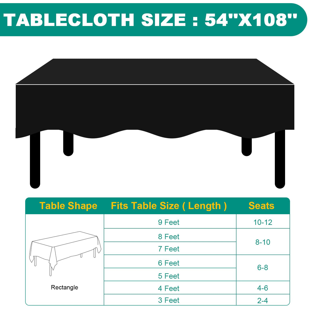 RowinsyDD 40-pack provides quick setup and easy cleanup after events.