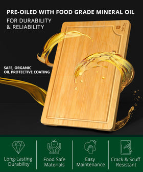 ROYAL CRAFT WOOD easy-clean sealed surface resists stains and odors.