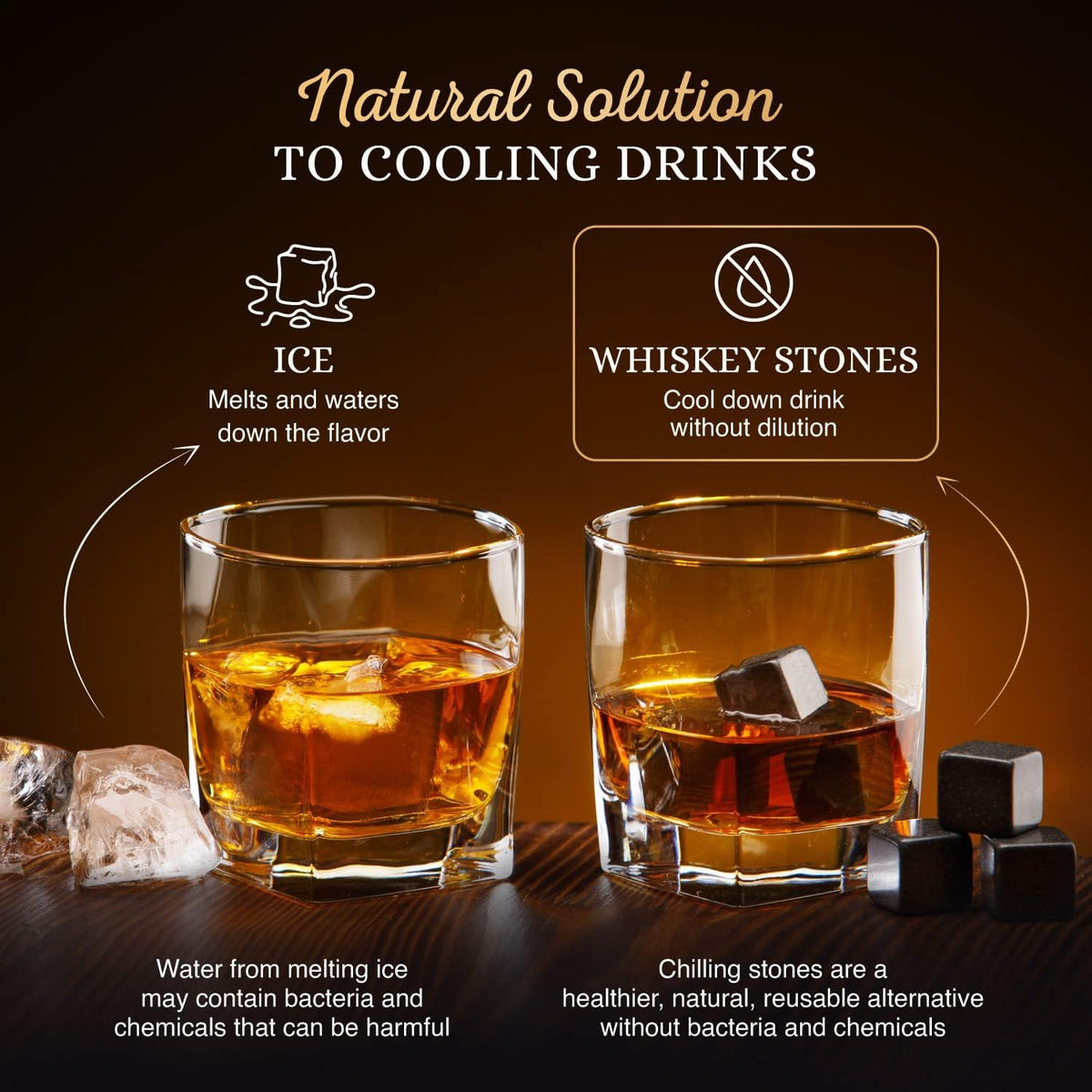 Royal Reserve bar display setup enhances home entertaining