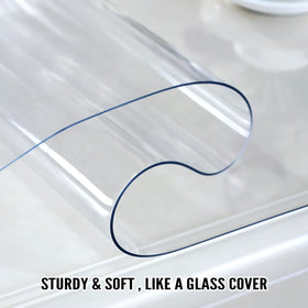 Royhom clear table protector on a writing desk ready for daily use