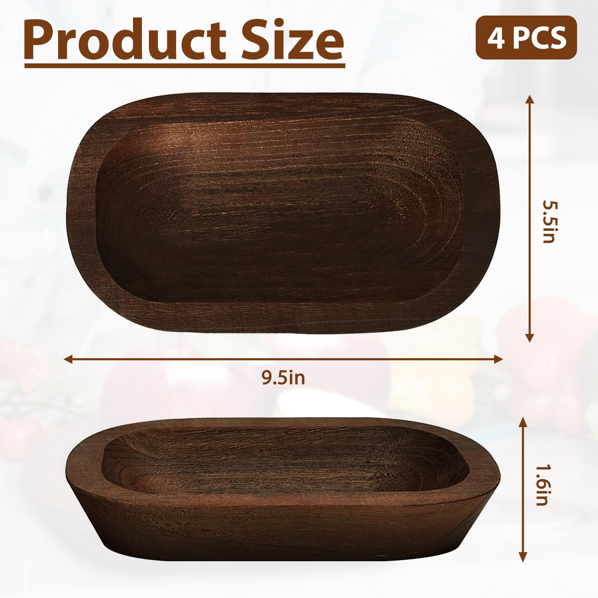 Royxen dough bowl centerpiece ideal for candles and seasonal displays.