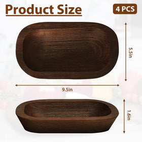 Royxen dough bowl centerpiece ideal for candles and seasonal displays.