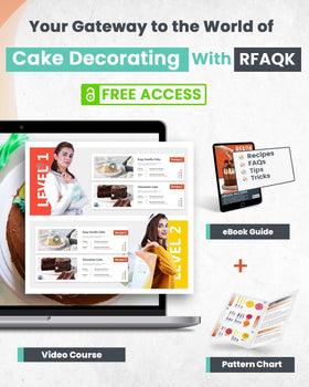 RFAQK beginner video booklet guide supporting cake decorating learning