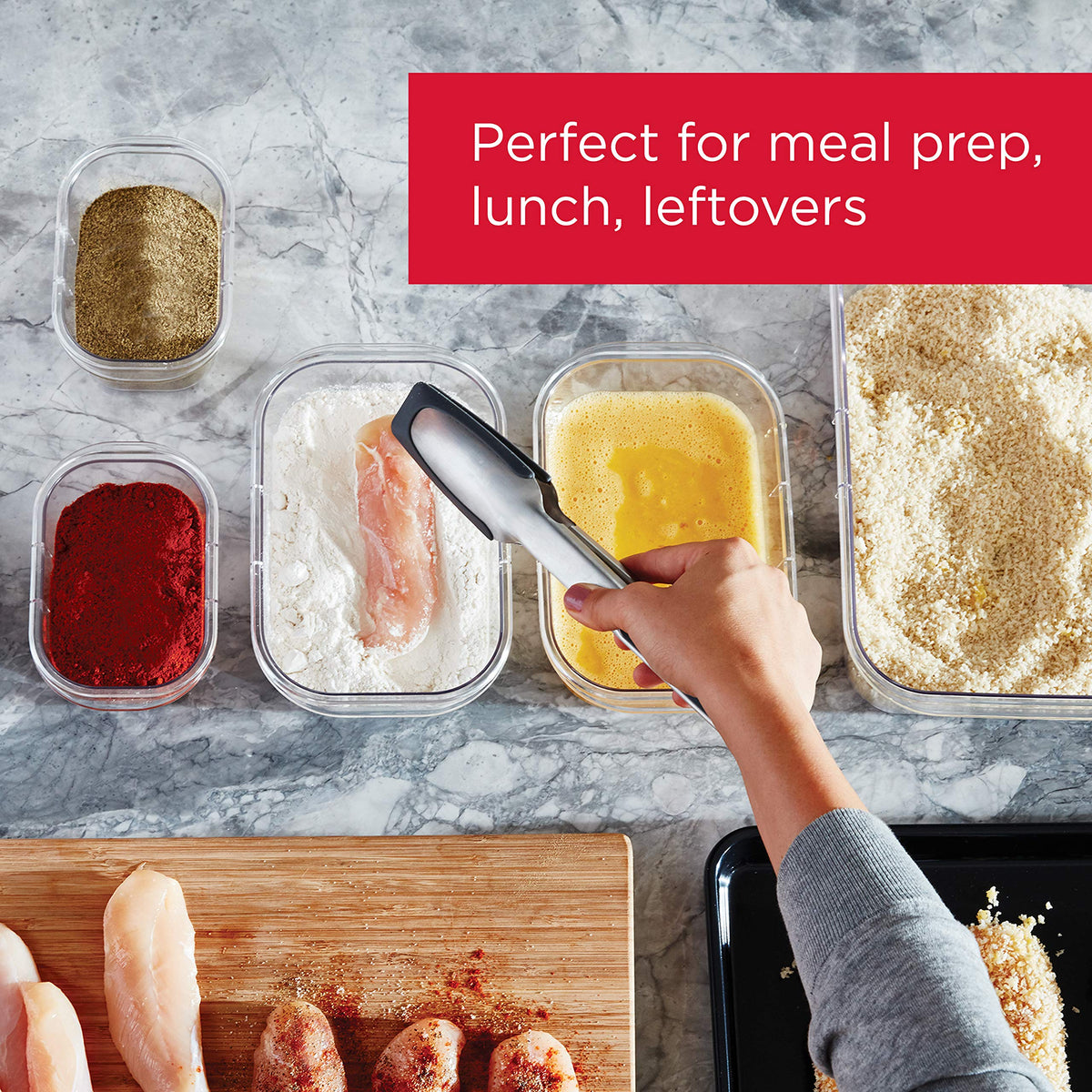 Rubbermaid Brilliance microwave vent system enables reheating with lid on